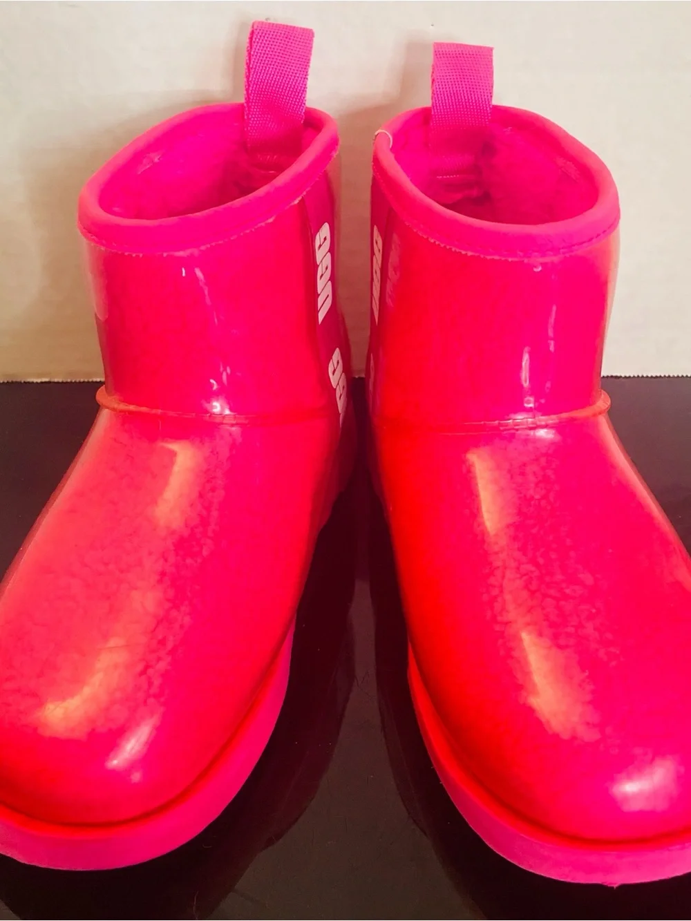 UGG Kids' Hot Pink Classic Rain Boots Size 3